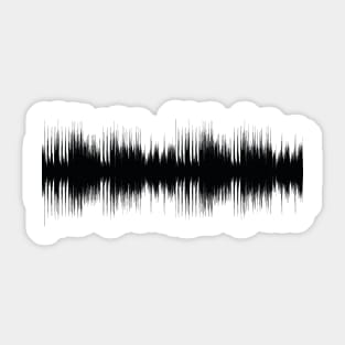 Sound waves design Sticker